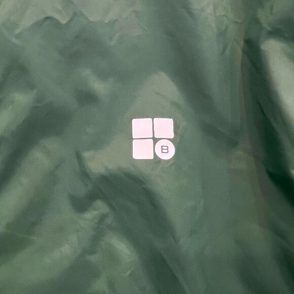 Breshka Women's Green Long Sleeve Full Zip Stand-Up Collar Windbreaker Medium - Picture 9 of 9